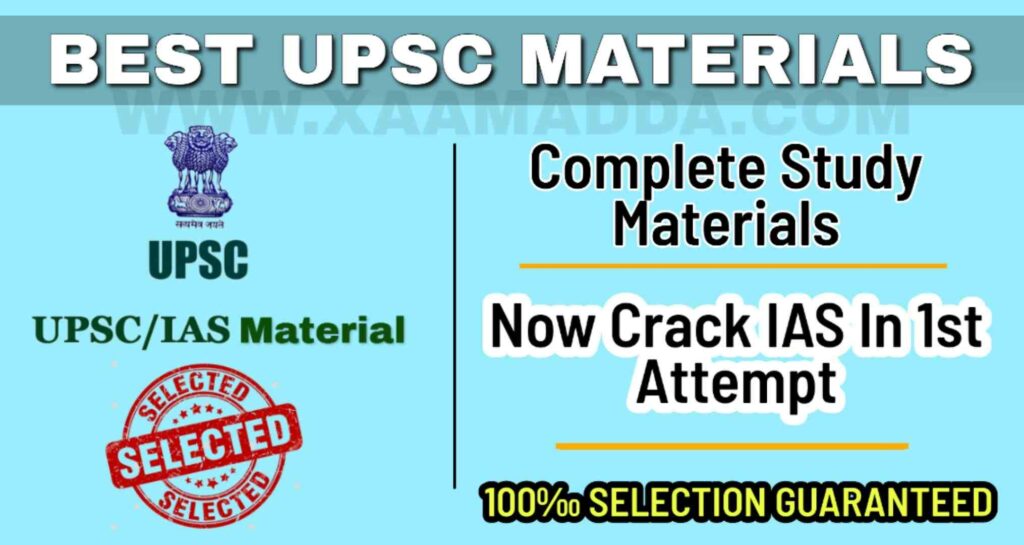 upsc material