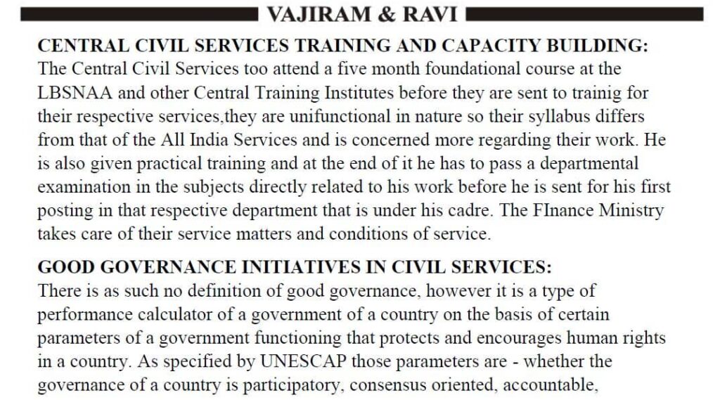 vajiram and ravi notes